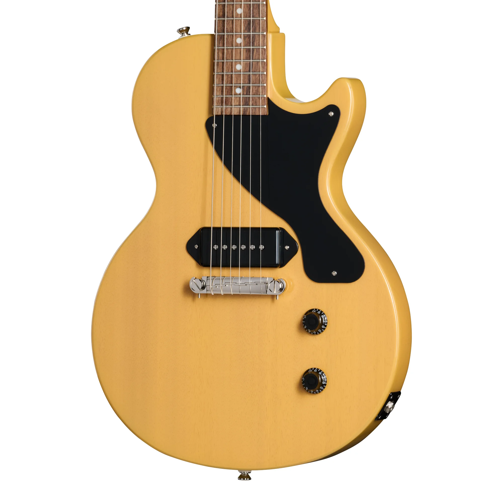 Epiphone Les Paul Junior TV Yellow - Dreiviertelansicht: ¾ Perspektive